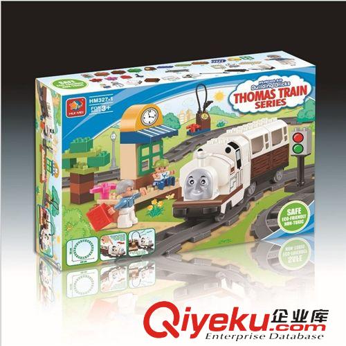惠美積木 zp惠美益智大顆粒積木 電動(dòng)拼裝拆裝積木玩具 火車系列HM291