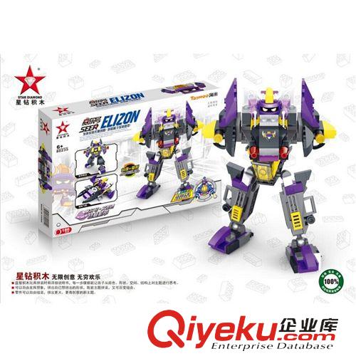 星鉆積木 {zx1}款 星鉆積木益智玩具賽爾號(hào)賽變形80233-80236賽爾號(hào){zj2}機(jī)甲原始圖片3