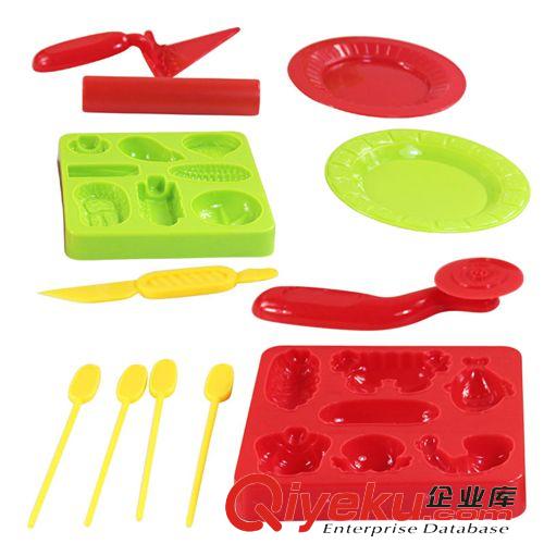 彩泥　橡皮泥玩具 創(chuàng)意泥彩泥 燒烤模具套裝安全md原始圖片2