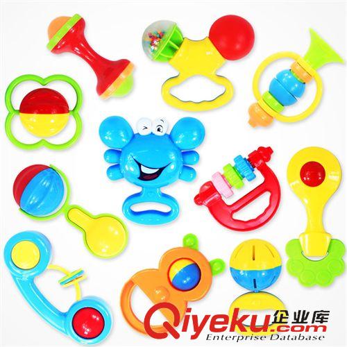 嬰幼兒玩具 嬰兒0-3歲早教手搖鈴6件套  嬰兒搖鈴感官玩具原始圖片2