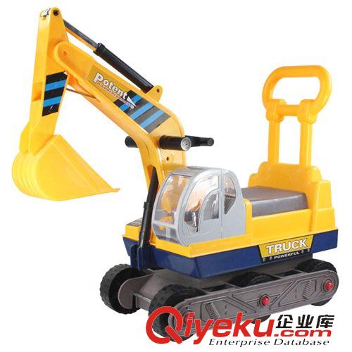 慣性 回力玩具 大型仿真兒童挖掘機(jī)可騎可坐
