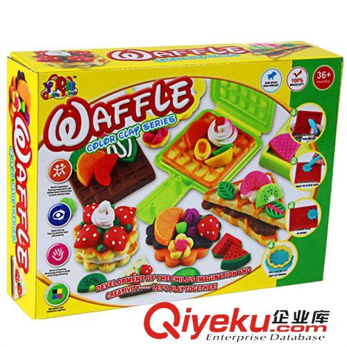 按價(jià)格分類 廠家直銷 創(chuàng)意泥彩泥橡皮泥威化餅?zāi)＞咛籽b 兒童DIY益智玩具原始圖片2