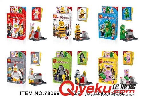 拼裝人仔 拼裝積木人仔8款混裝2014年新品 LELE將牌 新7代忍者78022