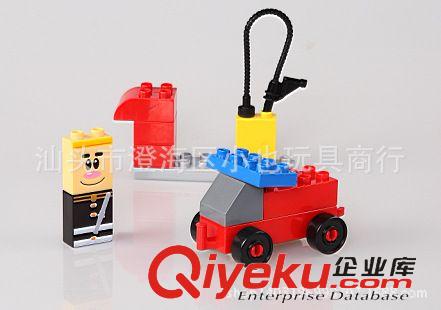 雄輝酷積(大顆粒積木) 酷積 大顆粒兒童DIY益智拼插卡通百變小車(chē)系列-消防3XH-CZ025