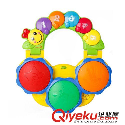 益智早教樂(lè)器電動(dòng) 嬰幼兒手拍鼓 兒童打地鼠音樂(lè)玩具 嬰兒早教故事拍拍鼓玩具原始圖片3