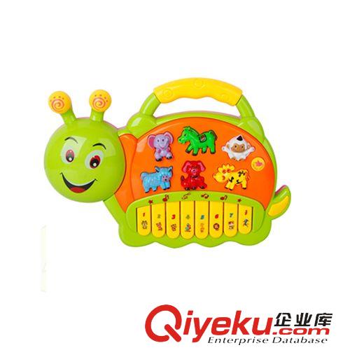 益智早教樂器電動 兒童多功能講電子琴故事音樂發(fā)光蝸牛電子琴早教兒童寶寶益智玩具原始圖片3