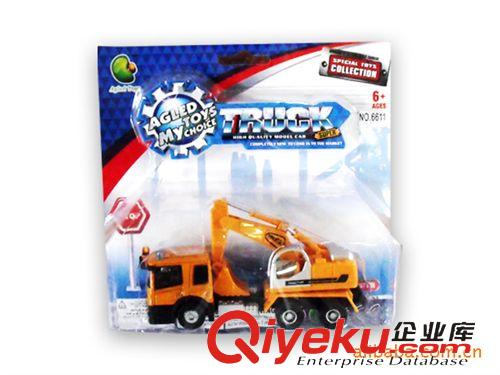 工程車 CONSTRUCTION CAR  【廠家直銷】合金滑行工程車 合金玩具合金仿真滑行工程車