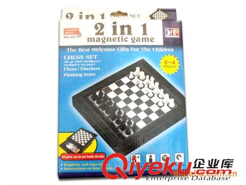 益智類玩具 INTELLECTIVE TOYS  先行者 兒童成人益智玩具 磁性 國際象棋 2合1