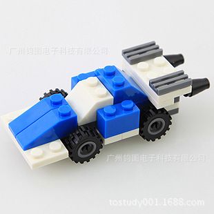 順樂康 四款混裝小顆粒拼插積木玩具優質低價2元以下玩具批發學生玩具原始圖片3