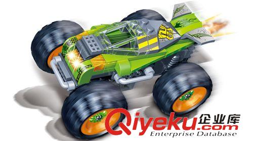 邦寶 8612 回力拼裝積木玩具車  益智拼插玩具批發(fā) 塑料益智教玩具批發(fā)