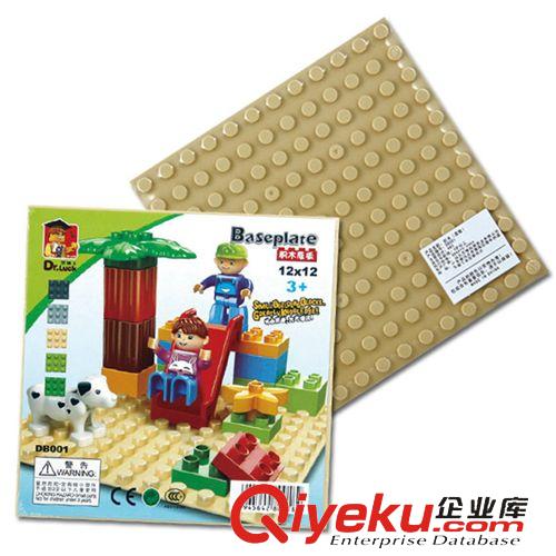 1-6歲 萬格·樂博士大顆粒積木底板12*12孔兼容各個品牌大顆粒景DIY必選原始圖片3