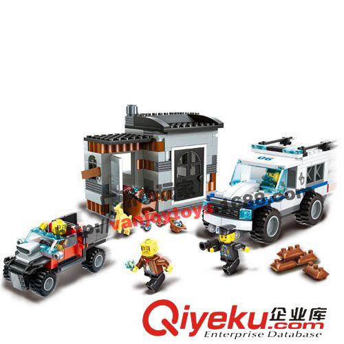 小顆粒套裝積木 廠家直批萬格樂博士益智拼裝積木城市超級jc52011原始圖片3