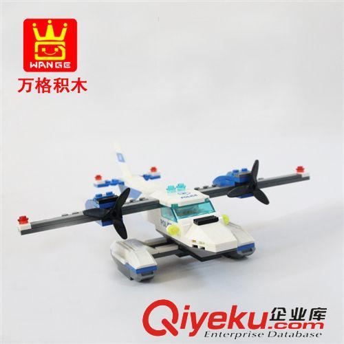 6歲以上 廠家直批萬格超級jc兒童玩具益智玩具拼裝積木海岸警衛隊飛機原始圖片2