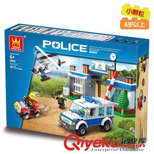 6歲以上 萬格樂博士高質md無味安全玩具益智積木城市森林jc52013