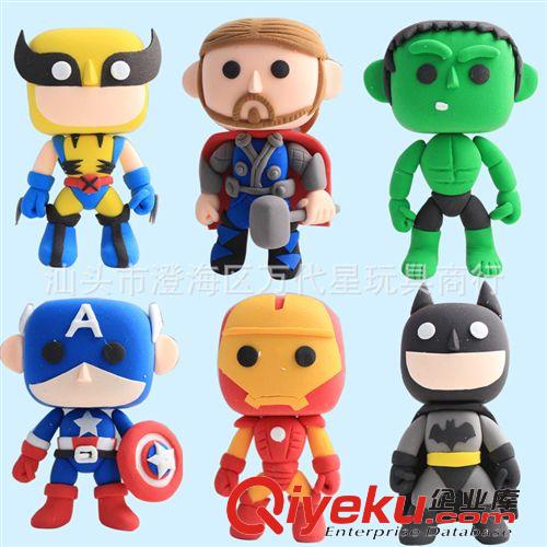 2015年1月新品 超能陸戰隊7款公仔擺件 big hero七大英雄塑料玩偶擺件