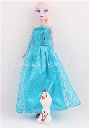11月新品 6關(guān)節(jié)艾莎安娜帶雪寶 帶音樂(lè)主題曲Let it go 冰雪奇緣大冒險(xiǎn)原始圖片3