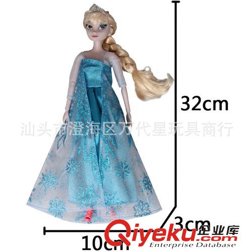 11月新品 限量版 冰雪奇緣芭比娃娃冰雪大冒險 愛莎時尚12關(guān)節(jié)可動娃娃原始圖片2