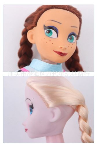 11月新品 6關(guān)節(jié)兩只裝冰雪芭芘娃娃 帶音樂主題曲Let it go 冰雪奇緣大冒險(xiǎn)