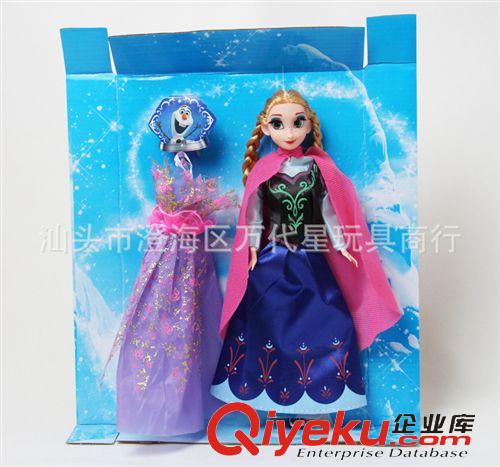 娃娃公仔專區(qū) 6關節(jié)冰雪愛莎安娜芭比娃娃 冰雪帶衣服兩款混裝 冰雪奇緣大冒險原始圖片3