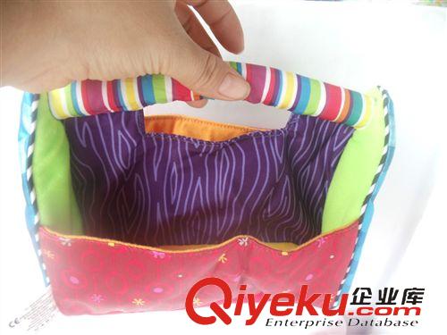 收納袋、零錢包、紙巾盒 外貿(mào)原單拉瑪澤品牌 Lamaz工具袋子響紙嬰兒益智玩具原始圖片2