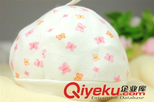 母嬰用品 新生兒必備-{bfb}純棉寶寶護氣門單層胎帽/花色隨機原始圖片3