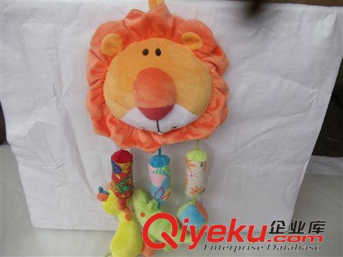 品牌嬰兒玩具 外貿(mào)英國SCENIQUE大象獅子風鈴車掛 帶3個小動物 叮叮咚咚風鈴聲原始圖片2