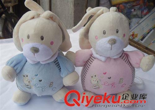 品牌嬰兒玩具 歐美比利時品牌nicotoy動物拉鈴 無需電池 （藍色粉紅兔子兩款）原始圖片2