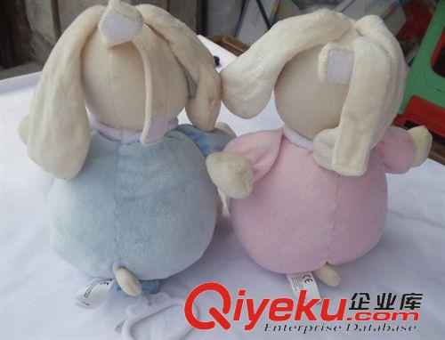 品牌嬰兒玩具 歐美比利時品牌nicotoy動物拉鈴 無需電池 （藍色粉紅兔子兩款）原始圖片3