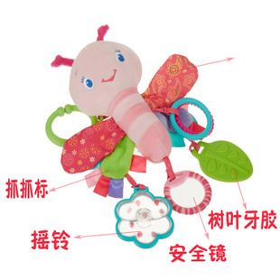 品牌嬰兒玩具 外貿(mào)zp品牌bright startS蜜蜂嬰兒車床掛兩款 可選 款