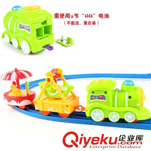 軌道車系列 新款zp電動軌道車，益智卡通過軌道車，帶音樂燈光旋原始圖片2