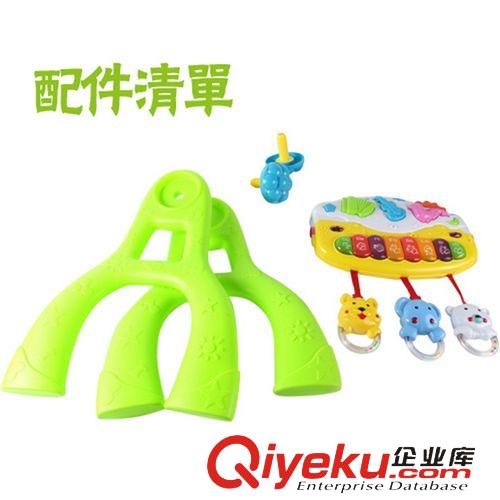 嬰幼系列 嬰兒健身架兒童音樂健身玩具 音樂仿真琴健發(fā)聲塑料玩具帶搖鈴原始圖片3