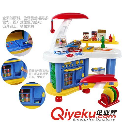過家家系列 新款兒童過家家玩具仿真語音教學(xué)做飯過家家廚房玩具廚具餐具套裝原始圖片2