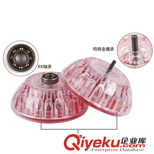時貨系列 閃光悠悠球 七彩發(fā)光溜溜球 魔術(shù)軌道UU球 創(chuàng)意陀螺兒童玩具原始圖片2