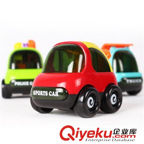 慣性系列 卡通彩盒3款嬰幼兒工程慣性車子 回力車玩具車子禮品益智玩具原始圖片2