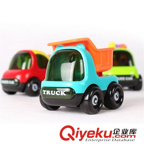慣性系列 卡通彩盒3款嬰幼兒工程慣性車子 回力車玩具車子禮品益智玩具原始圖片3