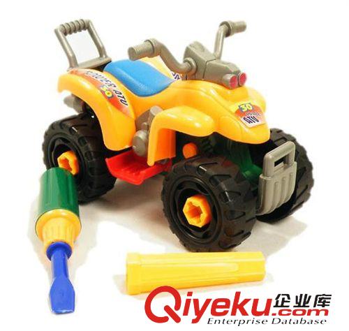 拆裝系列 拆裝沙灘四輪摩托車 拆裝大號益智玩具車 培養寶寶組裝能力