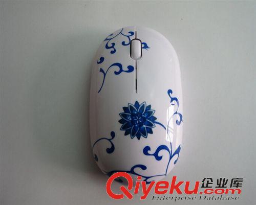 鼠標(biāo) 超薄青花瓷無線鼠標(biāo) 中國(guó)特色外事禮品套裝 可定制LOGO 深圳批發(fā)原始圖片2