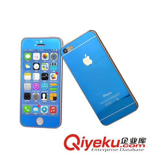 本果数码 厂家直销现货供应iphone5/5s钢化玻璃膜彩膜