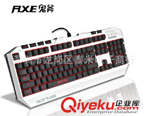 博展游戲鍵鼠 鬼斧G10背光游戲鍵盤 cf lol臺(tái)式電腦筆記本有線發(fā)光夜光游戲鍵盤原始圖片3