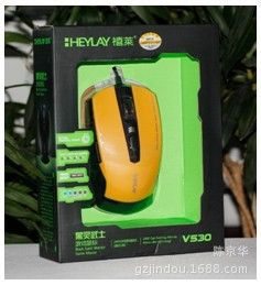 禧萊鍵鼠 zp禧萊V530光電鼠標 電腦配件 筆記本USB接口加重游戲鼠標