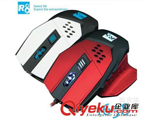 R8鍵鼠 R8-1658品牌鼠標 鐵甲戰(zhàn)士鼠標 6D電競游戲鼠標 USB靜音鼠標原始圖片3