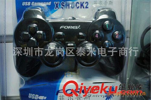 游戲手柄 菲爾普斯單打游戲手柄FV-830S 電腦游戲手柄 USB接口帶搖桿原始圖片2