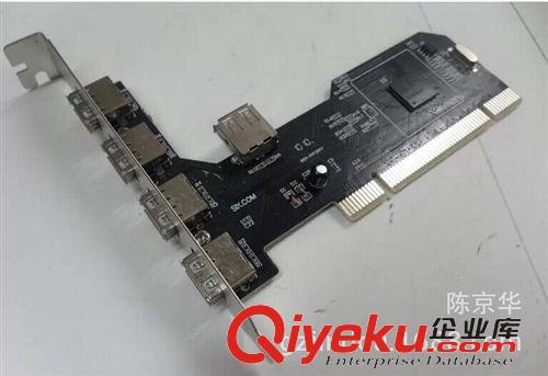 PCI & 網(wǎng)卡 電腦零配件 PCI USB2.0卡 PCI轉(zhuǎn)USB 臺(tái)式機(jī)USB轉(zhuǎn)接卡 USB擴(kuò)展卡原始圖片3