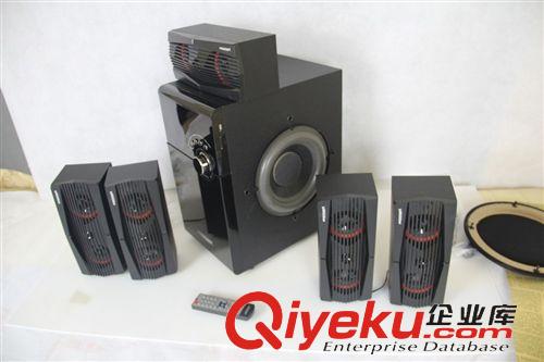 麥克風 話筒系列 超大功率5.1音箱 支持USB SD卡 遙控 收音機 8寸低音 170W功率原始圖片3