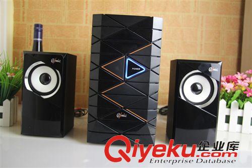 帶顯示2.1音箱 萬(wàn)圣V-300英文版音箱 5寸低音 超值大放送 時(shí)尚外觀 三旋鈕調(diào)節(jié)原始圖片3