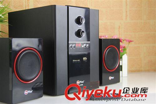 電腦2.1音箱 出口2.1音箱 插卡系列 帶收音機 遙控 R209 全木結(jié)構(gòu) 2030IC電路