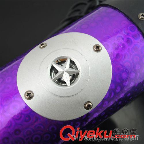 家用車載低音炮 現(xiàn)代{wp}4寸摩托車電動音響12V/220V可插卡車載低音炮電腦音箱原始圖片3