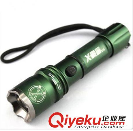強光手電 微笑鯊909A  充電手電筒 中部調光 中部調焦 led充電手電筒