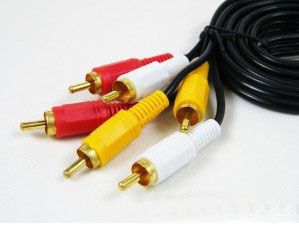 配件線材電源 3RCA/3RCA  高品質全銅音頻線 [加粗帶包裝]原始圖片2
