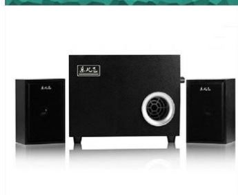多媒體音箱 樂兒飛多媒體電腦音箱 電腦音箱 2.1低音炮電腦音響 超xjb原始圖片3